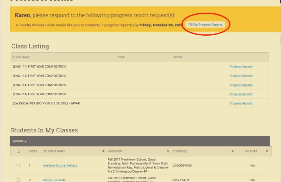 How to submit Early Alert Progress Reports (student referrals) Gator Smart Start